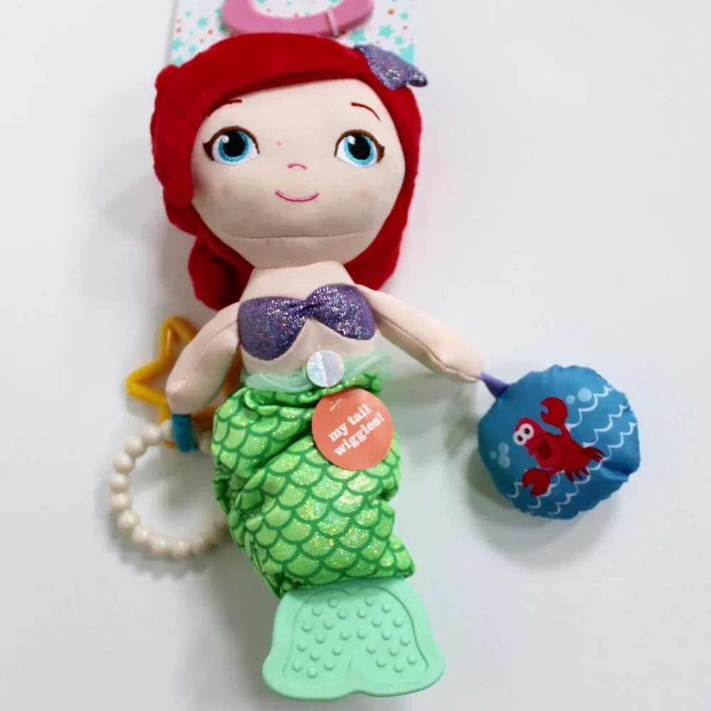 Disney Princess Ariel Little Mermaid Plush Activity Toy 12.5